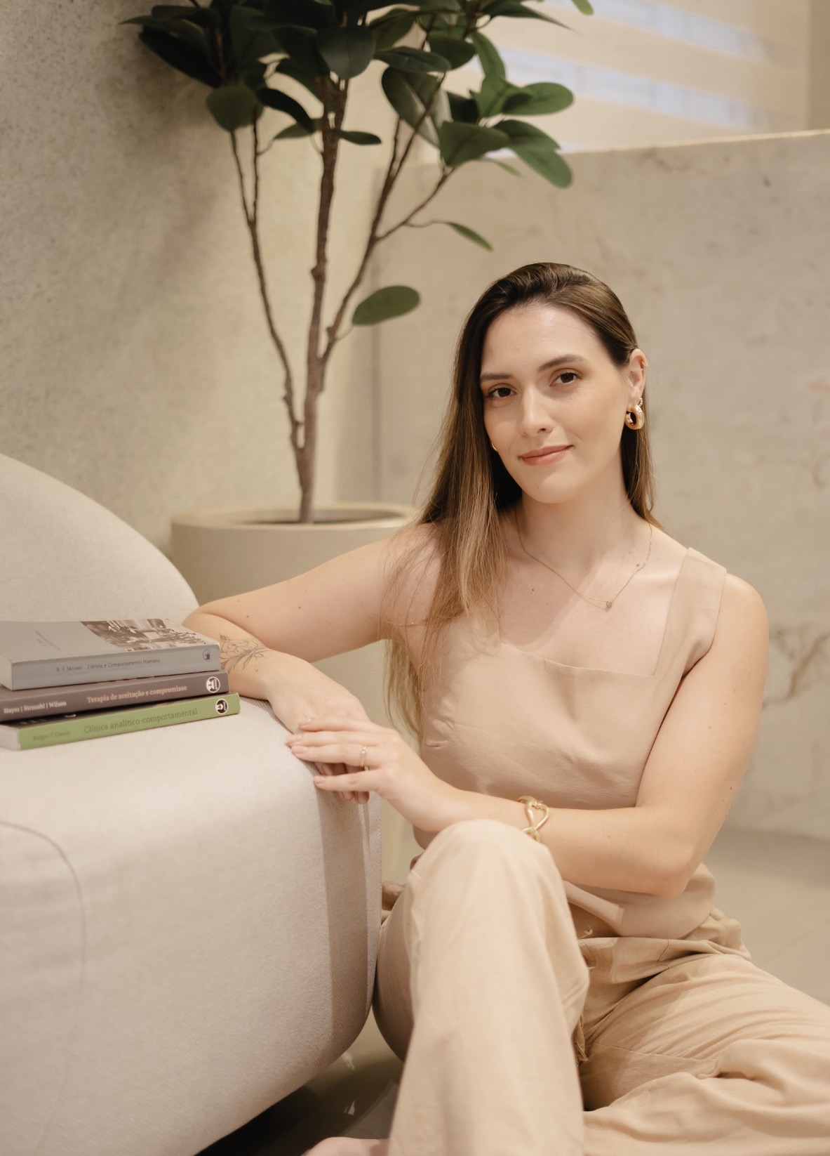 Isadora Pivoto no consultório